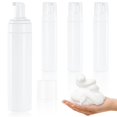 thumbnail image 1 of Botella con bomba de espuma TMLECE, 250 ml, blanca, recargable (paquete de 4), 1 of 7