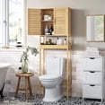 thumbnail image 3 of SONGMICS UBTS010N01 - clóset de baño con Estante Interior Ajustable, Estante para Inodoro Que Ahorra Espacio, Natural, 3 of 7