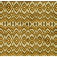 thumbnail image 4 of oneOone Organic Cotton Poplin Twill Fabric Ethnic Geometric Flame Stitch Printed Craft Fabric BTY 42 Inch Wide, 4 of 4