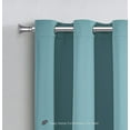 thumbnail image 3 of WPM Blackout Curtain Room Darkening Panels/Drapes for Living Room, Teal Thermal Insulated Grommet Bedroom Window Draperies&nbsp;84 inch, 3 of 3