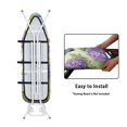 thumbnail image 4 of HELLHERO Ironing Board Covers Washable Hummingbird Floral Pattern Soft Fabric for Women Gifts 15x54 Inch, 4 of 5