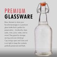 thumbnail image 4 of Kitchen Lux Swing Top Glass Bottle Empty Bottles for Drinks, Kombucha, Wine, Beer and More, 16 Oz 2 Pieces, 4 of 7