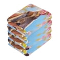 thumbnail image 4 of BZSMCE Towel Cotton Face Towel Soft Hand Towels Fashion Sunlit Koala Pattern, 4 of 9