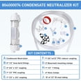 thumbnail image 3 of Condensate Neutralizer Kit, Compatible with Rinnai Tankless Water Heater, Replacement for Model 804000074 - Acidic Condensate Neutralizer Prevents Pipe Corrosion & Damage, 3 of 8