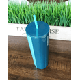 thumbnail image 3 of 2023 Starbucks Cold Drink Tumbler in Dual Blue, 3 of 4