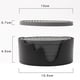 thumbnail image 2 of Set of 6 10cm Gray Silicone Coasters, Drink Coasters, Deep Grooved, Absorbent, Protects Furniture from Damage, 2 of 5