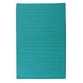 thumbnail image 3 of Colonial Mills 11' Turquoise Blue Square Braided Area Throw Rug, 3 of 7