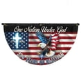 thumbnail image 2 of One Under 250 Years Of Blessing Bunting Flag 1776-2026 Patriotic Half Fan With 4th Of July Independence Day Porch Garden Decor Weather USA, 2 of 6