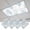 Light Blue Gray, variant on Blue Grey Coral Coastal Magnetic Fluorescent Light Covers for Ceiling Lights 2x4Ft, Summer Beach Seaside Nautical Office Classroom Kitchen Drop Ceiling Light Covers Filters Shade Panel 2 Packs