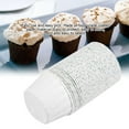 thumbnail image 3 of White Cupcake Cases, 100PCS Mini Cupcake Liners Paper Round Cake Baking Cups Muffin Cases Home Party Wedding, 3 of 8