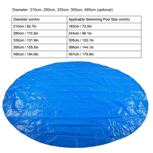 Cubierta de Piscina Inflable, Protector Práctico de Piscina, Jardín Lugares Impermeables Públicos de Enterretenimiento Al Aire Libre para Piscina para Piscina
