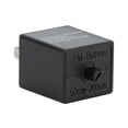 thumbnail image 2 of Ajustable Led Flasher Relay Luz Intermitente Para Motocicleta Automotriz,12V 24V 3-Pin Vogacara VI002822-00, 2 of 7