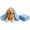 blue, variant on Yellow 3D Textured Calming Pet Throw, Emotional Support Dog Blanket, Soft Fleece Comfort Blanket for Small Medium Large Dogs, Cats and Rabbits