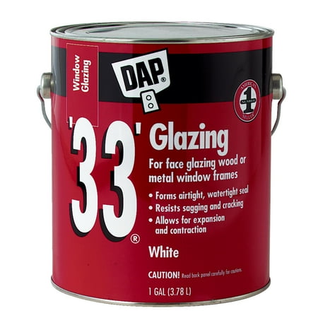 Dap 33 Glazing Compound - Dap 12019 1 Gallon 33 Glazing Compound