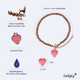 thumbnail image 5 of Pulsera para Mujer con Dije de Corazón LuckyLy, Brazalete de Acero Inoxidable, Modelo Ada rosa UNITALLA, 5 of 7