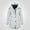 Grey, variant on Wnegstg Women Winter Coat Fashion Hooded Faux-Fur Winter Warm Puffer Long Jacket