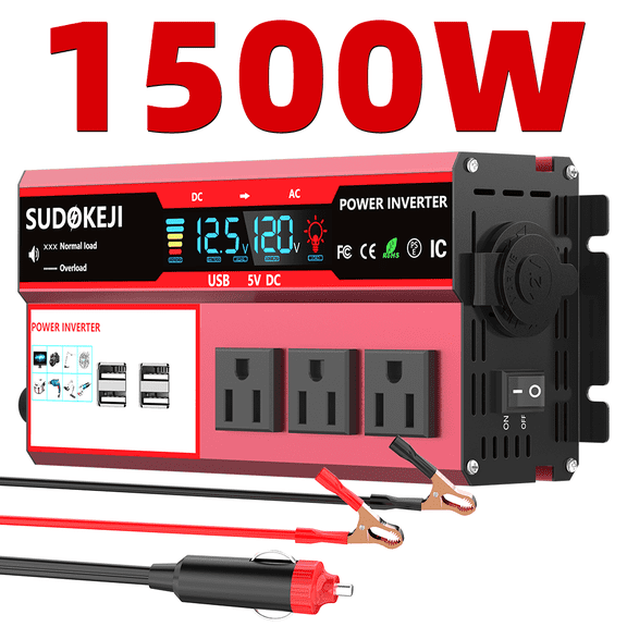 12V Large Truck Vehicle-Mounted Inverter 500W USB Modified sine Wave Inverter(12V to 110V)