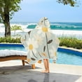 thumbnail image 6 of Cartoon Simple Daisies Toddler Hooded Beach Towel 24" x 50" Kids Bath Towels Soft Quick Dry for Swim Pool Boys Girls, 6 of 7