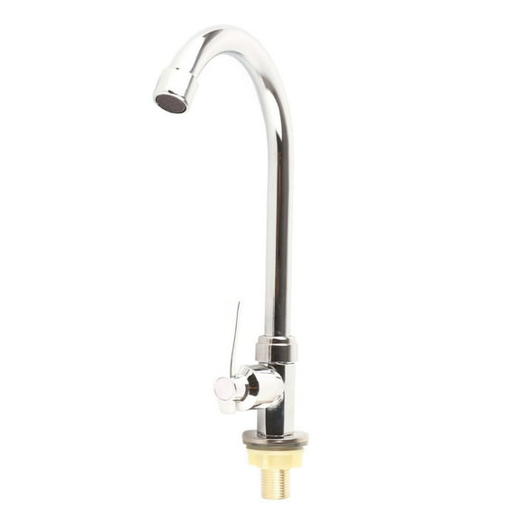 Cold Water Only Faucet Kitchen Sink Taps,Kitchen Sink Faucet,Kitchen Faucet Single Cold Vertical Faucet Tap G1/2in for Home Use,for Kitchen Outdoor Garden BarWithout Hose