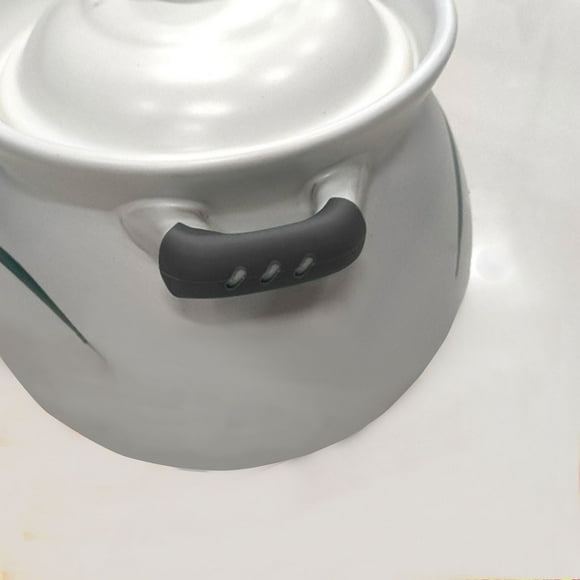 Book Hot Deals! 5PCS Pot Ear Heat Insulation Clip High Temperature Pot Cover Steamer Stir Fry Soup Pot Hand Non Slip Sleeve
