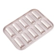 thumbnail image 3 of Non-stick Financier Cake Pan, Rectangle Muffin Pan Biscuits Cookies Bakeware, Mini Bread Baking Tin (10 cavity), 3 of 4