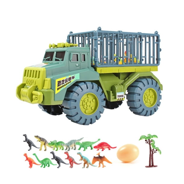 Contenedor De Dinosaurio, Coche De Juguete, Coches De Dinosaurio Extraíbles, Juego De Juguetes Para Niños De 4 A 7 Años, Coches De Almacenamiento, Juguetes De Transporte Inercial Guardurnaity FN006941-01