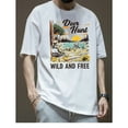 thumbnail image 3 of Deer Hunting T-Shirt – Retro Wilderness Graphic Tee for Men Who Hunt, Vintage-Style Buck Design for Outdoorsmen & Nature Lovers, 3 of 6