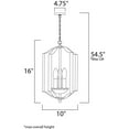 thumbnail image 3 of 10035SN Maxim Lighting Provident-Three Light Pendant-10 Inches wide by 16 inches high-Satin Nickel Finish    -Traditional Installation, 3 of 5