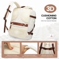 thumbnail image 3 of Mochila de viaje LOVEVOOK de 40 litros para mujer con cubos de embalaje de 17 pulgadas, 3 of 9