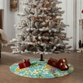 thumbnail image 5 of KLL Cute Pineapples Christmas Tree Skirt 36" ,Party Decorations Farmhouse for Christmas Decorations Holiday Party, 5 of 6
