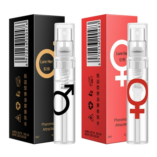 Ikemiter 3ml Pheromones Perfume Spray For Getting Immediate Women Male Attention Premium Scent Great Holiday Gifts Other Model : Male
