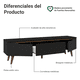 thumbnail image 4 of Mueble Mesa para TV Madesa Reims hasta 75' Negro Madesa Reims, 4 of 12