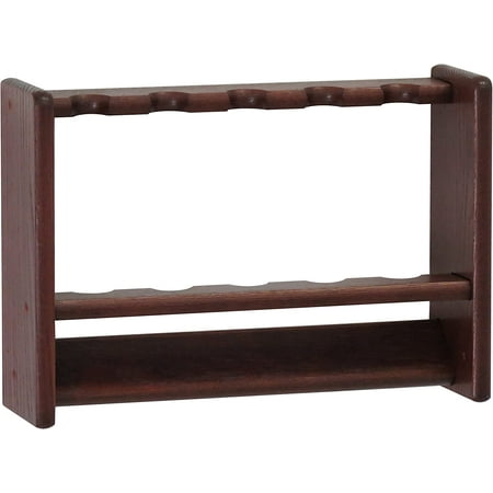 5 Mahogany Fishing Rod Rack