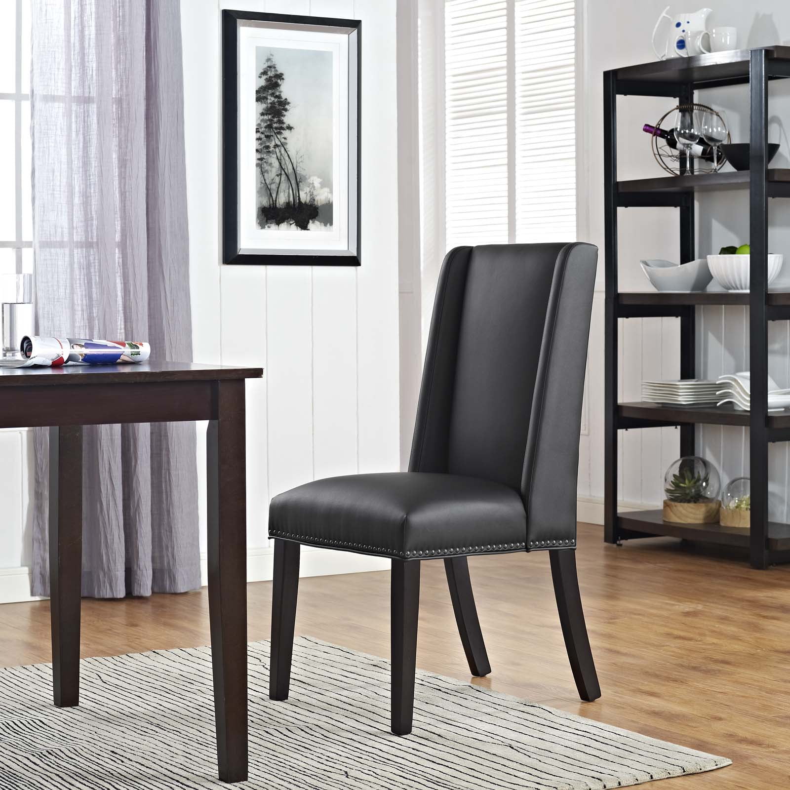 Baron Fabric Dining Chair Brown