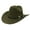 Green, variant on New Straight Cowboy Hat British Style Fedora Flat Top Black Top Hat European And Style Hat Youth Cowboy Hats for Men Toddler Boy Cowboy Hat Bride Cowboy Hat Cowboy Vest Size 6 Rdr2 Merchandise Clothes