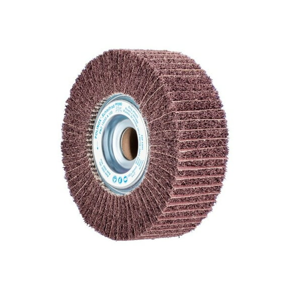 Pferd Polinox,Flap Wheel,6"x2"x1",100 Grit 43045