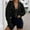 Black, variant on Women's Casual Zip up Hoodie Short Cropped Sweatshirt Long Sleeve Pullover Tops for Fall Winter Comfort Wear Long Casual Top Womens Sweatshirts Zip up Clothe Top Ash Zip up Hoodie Huge