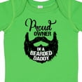 thumbnail image 4 of Inktastic Proud Owner of a Bearded Daddy Boys or Girls Baby Bodysuit, 4 of 5
