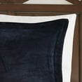 thumbnail image 3 of Alton Ultra Soft Warm Comforter Set Bedding, King, Navy/Ivory, 3 of 5