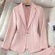 thumbnail image 5 of Ropa de negocios de primavera y otoño, ropa de mujer, traje de moda para mujer, ropa formal, traje de mujer con costuras, mono informal, traje pequeño, 5 of 5