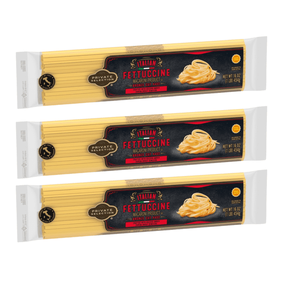 3 Pack Private Selection Fettuccine Pasta