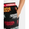 thumbnail image 4 of Netflix Stranger Things Women's and Women's Plus Velour Sleep Pants, Sizes XS-3X, 4 of 5