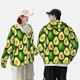 thumbnail image 4 of Fotbe Avocado Chaqueta con Protección Solar UPF 50+ para Hombre y Mujer, Camisa con Capucha y Bolsillos-Medium, 4 of 7