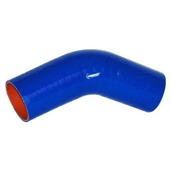 Vibrant Performance 2750B VIB2750B 4 PLY 45 DEGREE ELBOW, 2IN I.D. X 6IN LEG LENGTH - BLUE