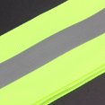 thumbnail image 3 of Cinta reflectante gris verde lima para coser en material de tela de ajuste de 2" 10 pies, 3 of 5