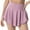 Pink, variant on RUTAYY Skirts High Waist Women Athletic Skorts For Sports Tennis Badminton Dance And Yoga See Through Design Solid Color Flowy Swing Skirts