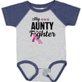 thumbnail image 3 of Inktastic Breast Cancer Awareness My Aunty is a Fighter Boys or Girls Baby Bodysuit, 3 of 5