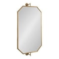 thumbnail image 1 of Kate and Laurel Darbridge Octagon Pivot Mirror, Gold 24x47, 1 of 10