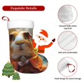 thumbnail image 5 of Naloa Valley Meditating Guinea Pig Christmas Stockings Decorations, Xmas Ornaments, DIY Personalized Farmhouse Decor for Home Family Party Tree, 5 of 7