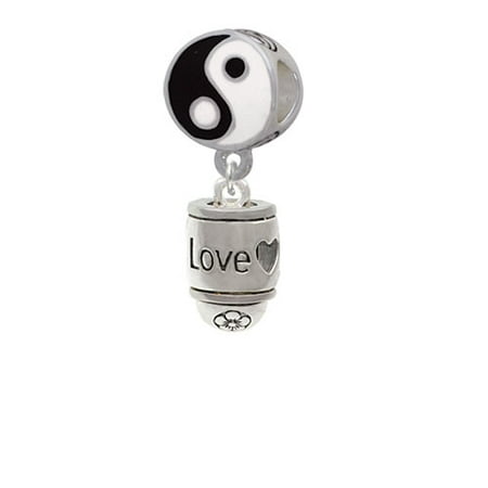 Love Forever Spinner - Yin Yang Charm Bead